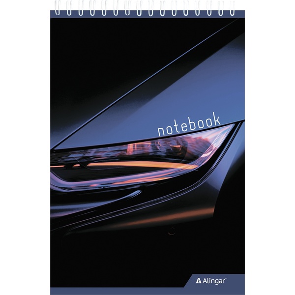 Блокнот на гребне, А5, 48 л., клетка, 60 г/м², Alingar Авто дизайн   Авто!