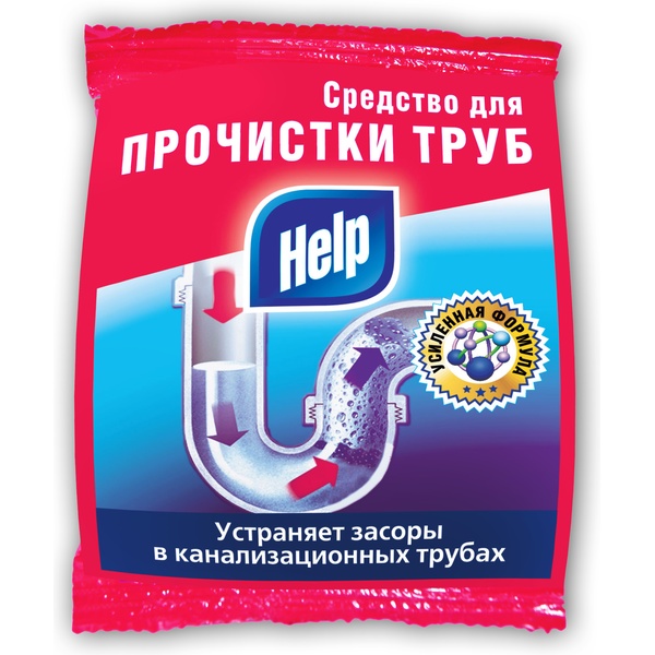 Средство для прочистки труб HELP саше 90 г