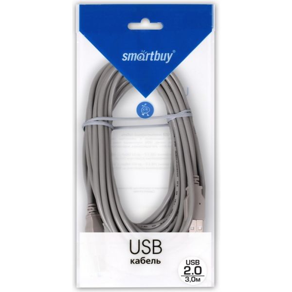 Кабель удлинительный USB2.0 AM/AF 3,0м черный 