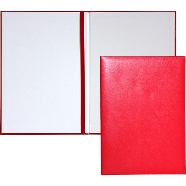 Папка адресная универсальная /Без темы/, бумвинил, удерж. полоса, красная