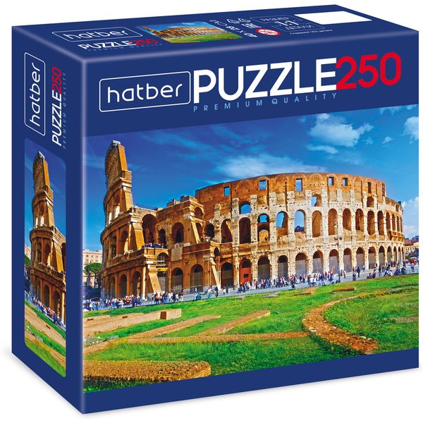 Пазл 250 элементов. Hatber Premium_Колизей, 400*280 мм Пазл 250 элементов. Hatber Premium_Колизей, 400*280 мм