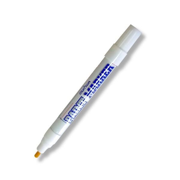 Маркер-краска MunHwa PM-05, белый, нитрооснова, пулевидный н-к, 4.0 мм, пласт. корпус