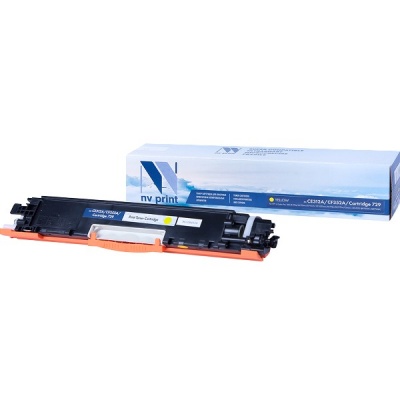 Картридж NVP совместимый HP CE312A / CF352A / Canon 729 Yellow для LaserJet Color Pro 100 M175a (1000 стр.)