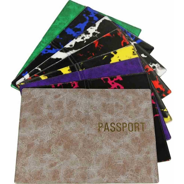 Обложка для паспорта PVC, тисн. ф. "Passport", ИМИДЖ_8 дизайнов Обложка для паспорта PVC, тисн. ф. "Passport", ИМИДЖ_8 дизайнов