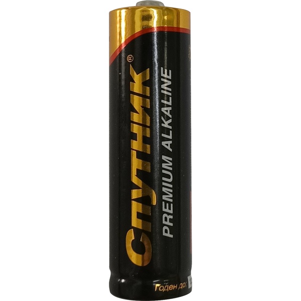 Батарейка LR06/AA, 1.5 V, Спутник Premium Alkaline, т/у