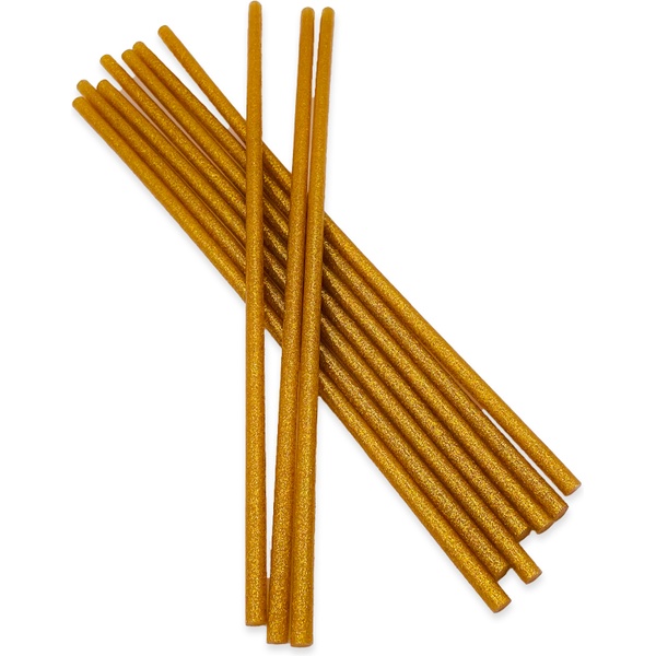 Стержень клеевой к термопистолету, Ø7 мм, длина 300 мм, золотой, VIKEY Стержень клеевой к термопистолету, Ø7 мм, длина 300 мм, золотой, VIKEY