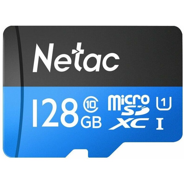 Карта памяти micro SDXC 128 Гб, UHS-1 U1 (class 10), без адаптера, Netac