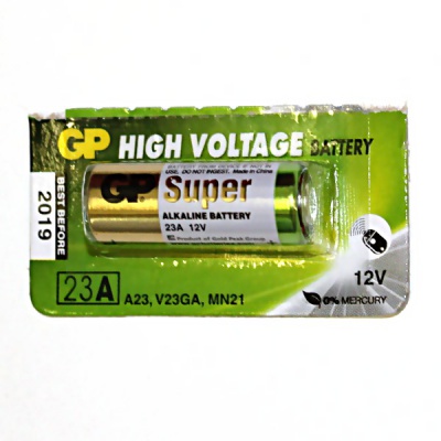 Батарейка 23А/LR23А, 12 V, GP Super Alkaline (для автосигнализаций)