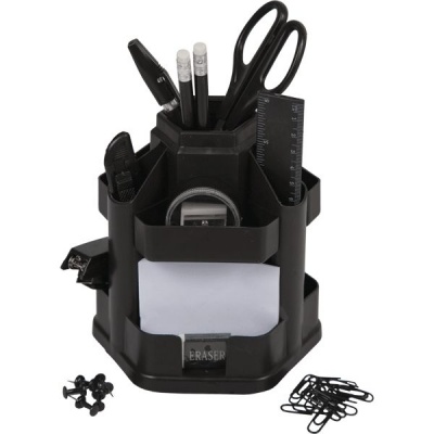 Органайзер настольный 13 предметов Attomex вращающийся черный Органайзер настольный 13 предметов Attomex вращающийся черный