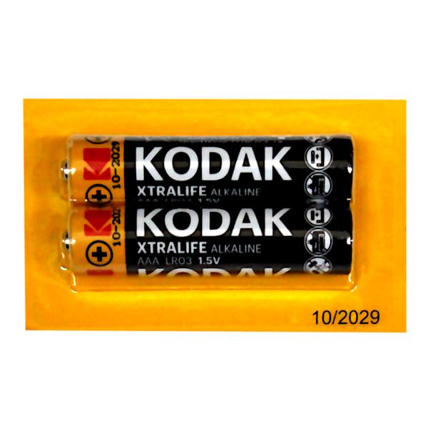 Батарейка щелочная LR03/AAA, 1.5 V, блистер, KODAK XTRALIFE (кратно 2)