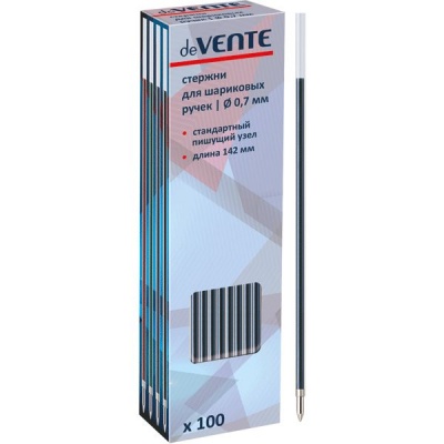 Стержень шариковый синий, 142 мм, 0.7 мм, deVENTE Стержень шариковый синий, 142 мм, 0.7 мм, deVENTE
