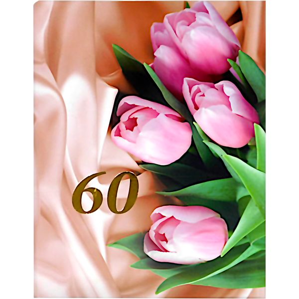 Папка адресная 60 лет, картон/поролон, выборочный лак, в ассортименте Папка адресная 60 лет, картон/поролон, выборочный лак, в ассортименте