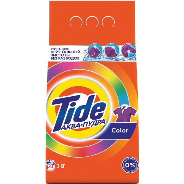 Порошок стиральный автомат Tide (Тайд) Color, 3 кг