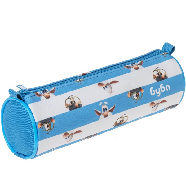 Пенал-тубус 1 отд., на молнии, 210*70*70 мм, текстиль, Hatber Буба (акционный товар)