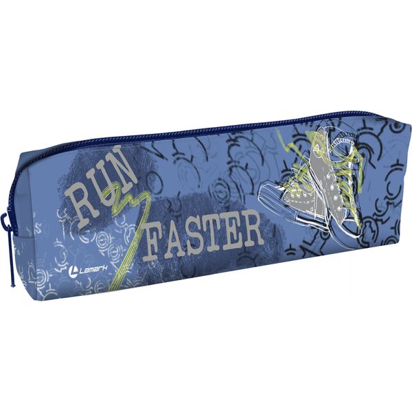 Пенал 1 отд., на молнии, 200*100*30 мм, текстиль, LAMARK Run Faster Пенал 1 отд., на молнии, 200*100*30 мм, текстиль, LAMARK Run Faster