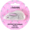 Лента корректирующая 5 мм* 6 м, фронт. аппликатор, непрозр. корпус, deVENTE Rabbit