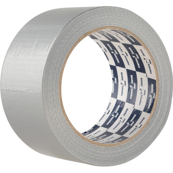 Лента клейкая армированная, 50 мм * 25 м, TPL, 150 мкм, серый, Klebebander Гидроизоляционная (б/уп)