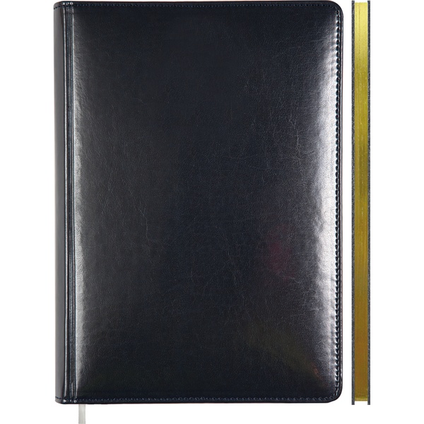 Блокнот в твердом переплете А5, 80 л., 70 г/м2, клетка, и/к, поролон, цв. срез, deVENTE Bravo_синий  Акция!