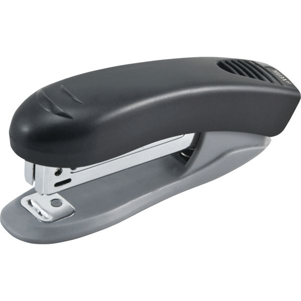 Степлер № 10, до 10 л., с антистеплером, deVENTE Stripe_черный