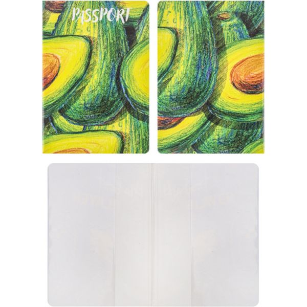 Обложка для паспорта PVC slim, MILAND Авокадо   Акция!