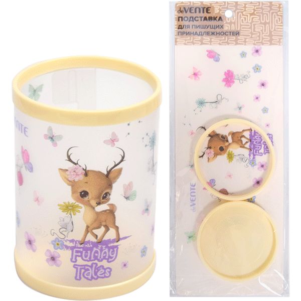 Стакан-органайзер складной deVENTE Funny Tales, пластиковый, 110*80*80 мм