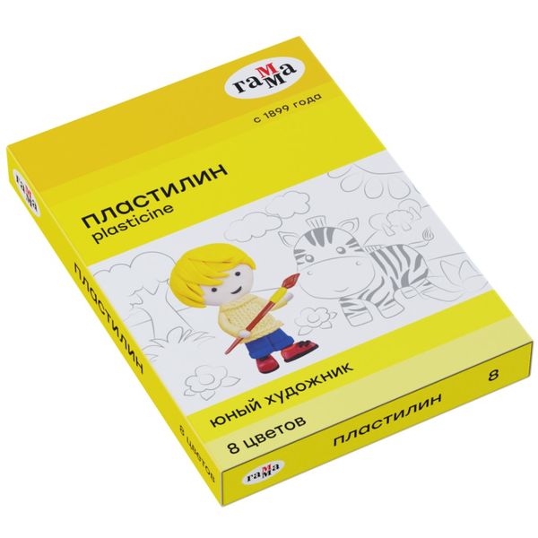 Пластилин классический ГАММА Юный художник, 8 цветов, 112 г, стек в комплекте, к/уп. Пластилин классический ГАММА Юный художник, 8 цветов, 112 г, стек в комплекте, к/уп.