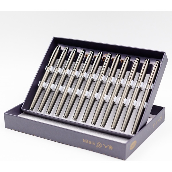 Ручка-роллер, синяя, Ø 0.7 мм, метал. корпус, софт-тач, MAYLOTT Elegant