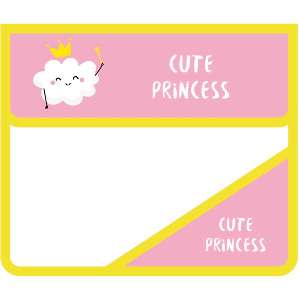 Папка А5 на липучке, 2 отд., пластик, прозрачная, цв. клапан + уголок, ПЧЕЛКА Cute Princess Папка А5 на липучке, 2 отд., пластик, прозрачная, цв. клапан + уголок, ПЧЕЛКА Cute Princess