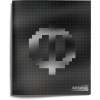 Тетрадь предметная А5, 48 л., клетка, 60 г/м², твин-лак, Schoolformat JUST Black_Физика  Акция!