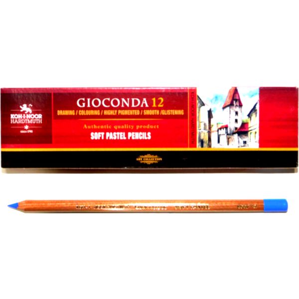 Пастель сухая в карандаше KOH-I-NOOR Gioconda Soft Pastel, ультрамарин синий, 4.2 мм