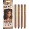 Карандаши цветные 10 шт., деревянные, трехгранные, 4М, deVENTE Skin Tones/Телесные оттенки Акция!