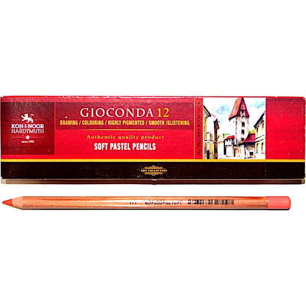 Пастель сухая в карандаше KOH-I-NOOR Gioconda Soft Pastel, коралловый, 4.2 мм Пастель сухая в карандаше KOH-I-NOOR Gioconda Soft Pastel, коралловый, 4.2 мм