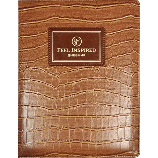 Дневник 1-11 класс, 48 л. (крем.), 80 г/м2, 7Б, иск. кожа/поролон, deVENTE Feel Inspired_коричневый Дневник 1-11 класс, 48 л. (крем.), 80 г/м2, 7Б, иск. кожа/поролон, deVENTE Feel Inspired_коричневый