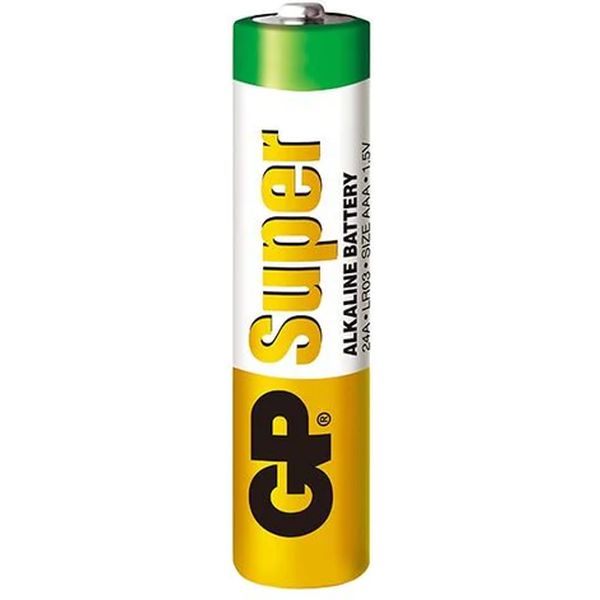 Батарейка LR03/AAA, 1.5 V, GP Super Alkaline ( кратно 4 ) Батарейка LR03/AAA, 1.5 V, GP Super Alkaline ( кратно 4 )