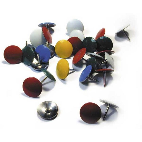 Кнопки металлические цветные LAMARK, 100 шт., D12 мм, в к/к