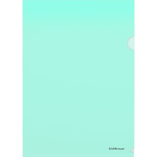 Папка-уголок А4, 160 мкм, ErichKrause Glossy Classic, пластик. полупрозр., "зеркало", зеленая Папка-уголок А4, 160 мкм, ErichKrause Glossy Classic, пластик. полупрозр., "зеркало", зеленая