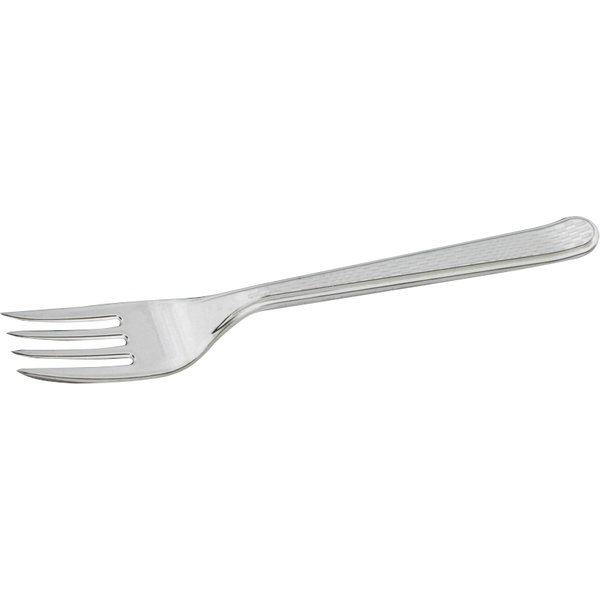 Вилка столовая PS, 17 см, прозрачная, ЛЮКС (100 шт.)