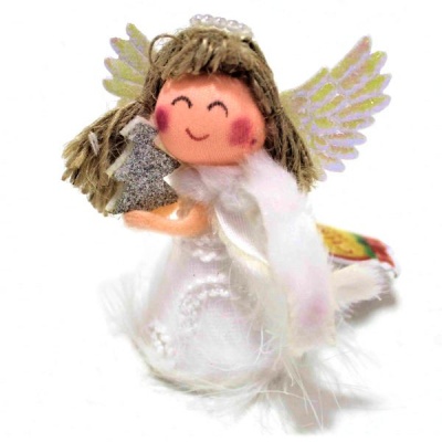 Фигурка сувенирная "Ангелочки", 7*10 см, текстиль, ассорти