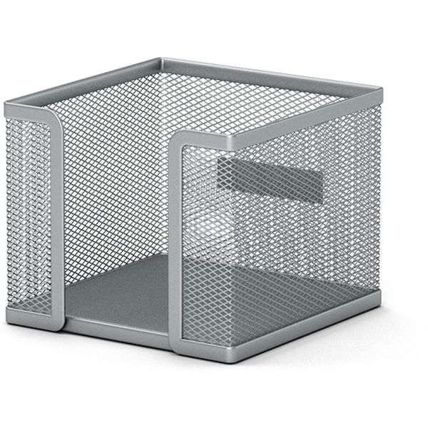 Подставка для бумажного блока, 10*10*8 см, металлическая, цвет: серебряный, ErichKrause Compass Classic Акция!