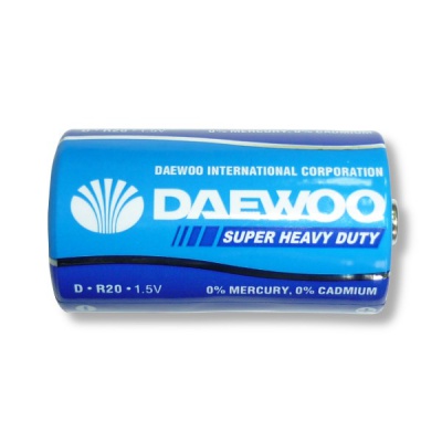 Батарейка R14/C, 1.5 V, Daewoo Heavy Duty/солевая Батарейка R14/C, 1.5 V, Daewoo Heavy Duty/солевая