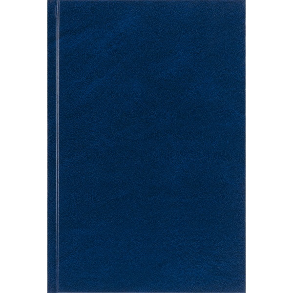 Ежедневник недатированный, А5, 128 л., 60 г/м2, тв. перепл., бумвинил, Prof-Press_синий