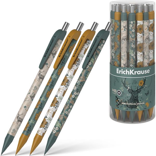 Карандаш механический 0.5 мм, НВ, ErichKrause Natural Life, покрытие soft touch, клип Карандаш механический 0.5 мм, НВ, ErichKrause Natural Life, покрытие soft touch, клип