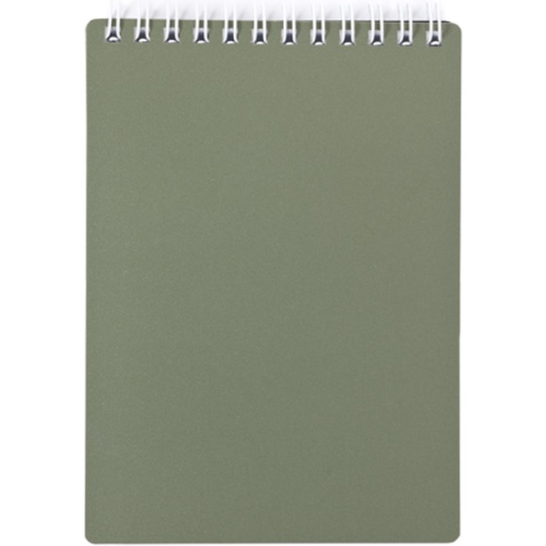 Блокнот на гребне А7, 80 л., клетка, 60 г/м², пластик. обложка, Hatber Metallic_т.-зеленый Блокнот на гребне А7, 80 л., клетка, 60 г/м², пластик. обложка, Hatber Metallic_т.-зеленый