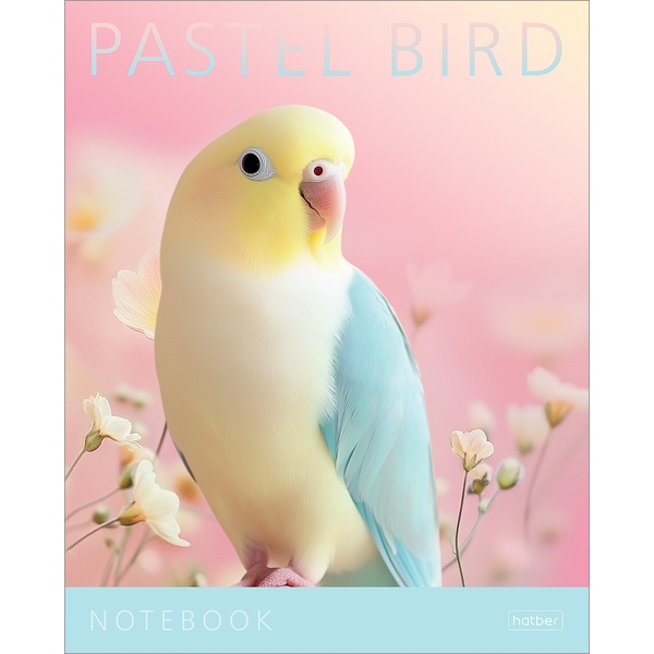 Тетрадь 96 л., клетка, 65 г/м², пластиковая обл., Hatber Pastel Animals_5 дизайнов Тетрадь 96 л., клетка, 65 г/м², пластиковая обл., Hatber Pastel Animals_5 дизайнов