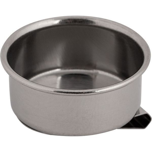 Масленка металлическая одинарная диаметр 4 см,  высота 3 см