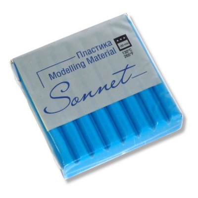Пластика (полимерная глина) СОНЕТ, запекаемая, 56 г, бирюзовая