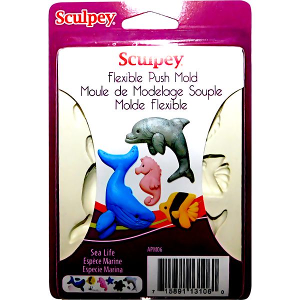 Формочки для пластики Морской мир