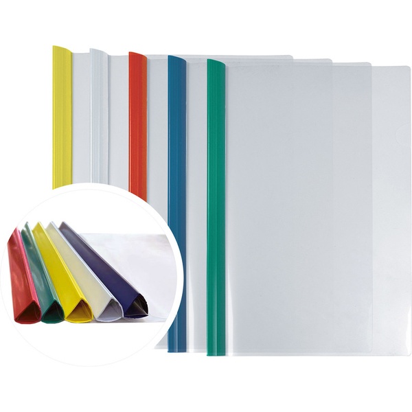 Папка со скрепкошиной, А4, на 60 л., PP 180 мкм, LAMARK_5 дизайнов  АКЦИЯ!!!