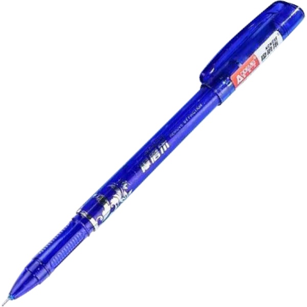 Ручка "пиши-стирай" гелевая, синяя, Ø 0.5 мм "игла", рифл. упор, MAYLOTT Classic