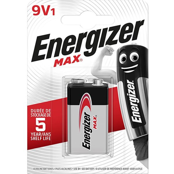  6LR61/, 9.0 V, ENERGIZER Max Alkaline